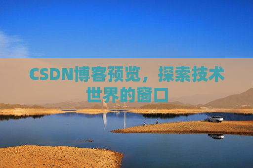 CSDN博客预览,探索技术世界的窗口